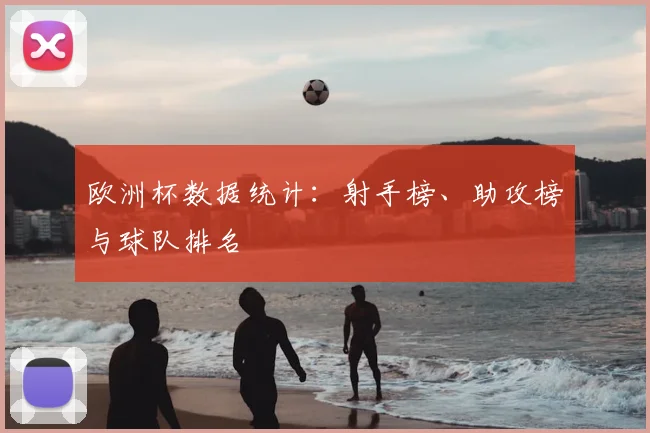 欧洲杯数据统计:射手榜、助攻榜与球队排名